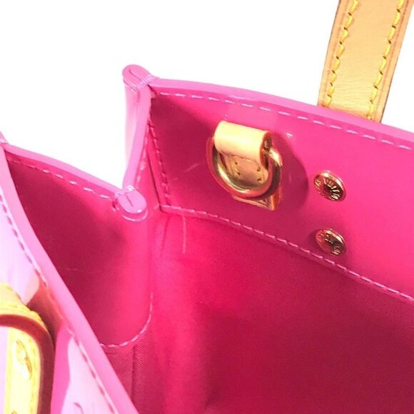 LOUIS VUITTON M24028 Monogram Vernis LV Remix Leade PM 2-Way Tote Bag Hand Bag - Picture 15 of 16